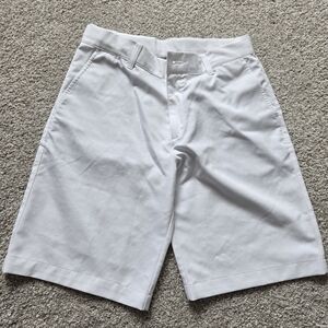 Boy's White Golf Shorts  Size L